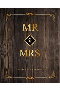 Mr & Mrs Wedding Guest Book