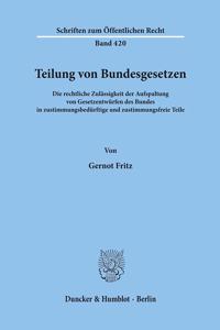 Teilung Von Bundesgesetzen