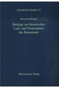 Beitrage Zur Historischen Laut- Und Formenlehre Des Burushaski