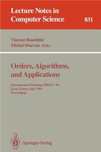 Orders, Algorithms and Applications