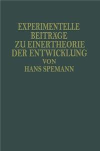 Experimentelle Beiträge Zu Einer Theorie Der Entwicklung