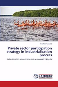 Private sector participation strategy in industrialization process