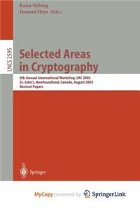 Selected Areas in Cryptography