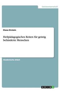 Heilpädagogisches Reiten für geistig behinderte Menschen