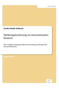 Marktsegmentierung im internationalen Kontext