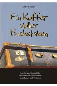 Koffer voller Buchstaben