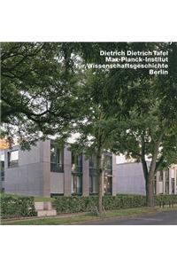 Dietrich Dietrich Tafel Max-Planck-Institut Fur Wissenschaftsgeschichte Berlin