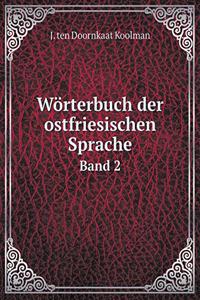 Wörterbuch der ostfriesischen Sprache Band 2