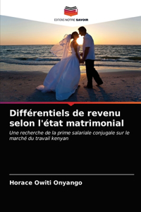 Différentiels de revenu selon l'état matrimonial