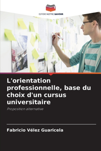 L'orientation professionnelle, base du choix d'un cursus universitaire