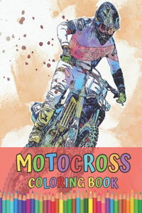 Motocross Coloring Book