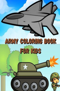 Army coloring book for kids