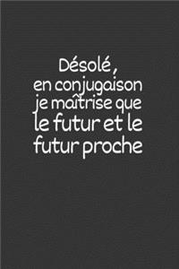 Désolé, en conjugaison je maîtrise que le futur et le futur proche