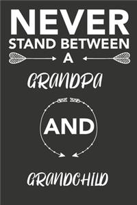 never stand between a grandpa and grandchild