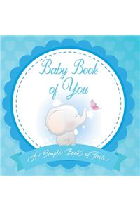 Baby Book of You A Simple Book of Firsts