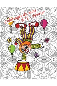 Coloriages du mois - N°2 - Février
