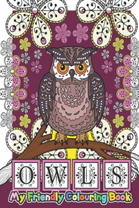 Owls My Friendly Colouring Book