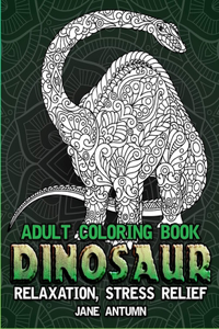 Dinosaur Adult Coloring Book