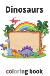 Dinosaurs coloring book