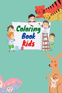 Coloring book for kids aged 4-8