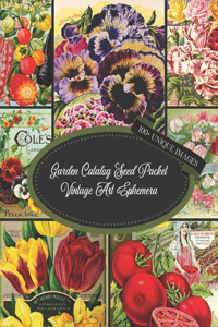 Garden Catalog Seed Packet Vintage Art Ephemera