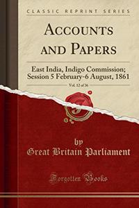 Accounts and Papers, Vol. 12 of 36