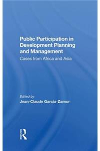 Public Participation in Development Planning and Management