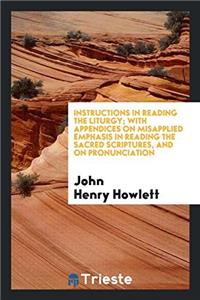INSTRUCTIONS IN READING THE LITURGY; WIT