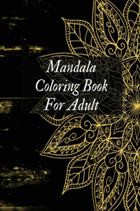 Mandala Coloring Book For Adult