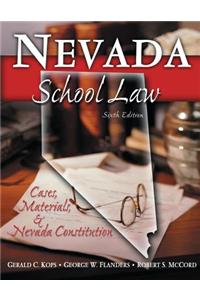 Nevada School Law: Cases and Materials