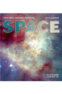 Space: Views from the Hubble Telescope 2019 Wall Calendar