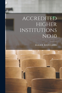 Accredited Higher Institutions No.10