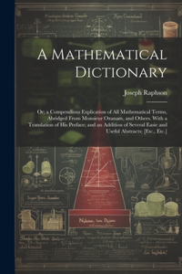 Mathematical Dictionary