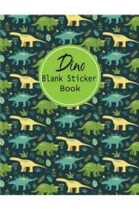 Dino Blank Sticker Book