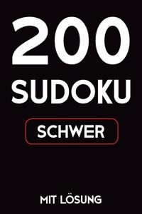 200 Sudoku schwer mit Lösung