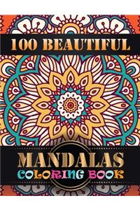 100 Beautiful Mandalas Coloring Book