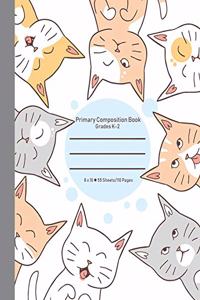 Primary Composition Book Grades K-2, 8x10 55 Pages/110 Sheets