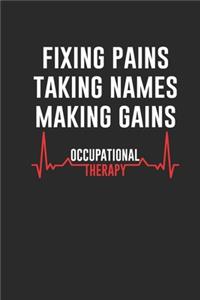 Fixing Pains Taking Names Making Gains