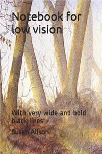 Notebook for Low Vision