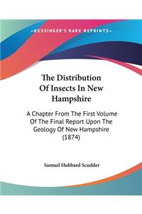 The Distribution Of Insects In New Hampshire
