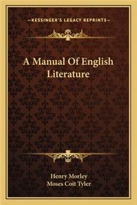 A Manual Of English Literature