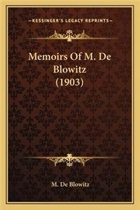 Memoirs of M. de Blowitz (1903)