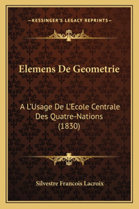 Elemens De Geometrie