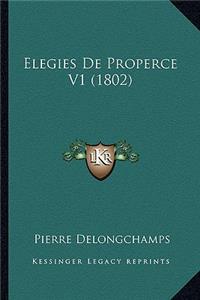 Elegies de Properce V1 (1802)