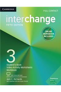 Interchange Level 3 Full Contact with Online Self-Study and Online Workbook
