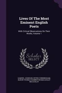 Lives of the Most Eminent English Poets