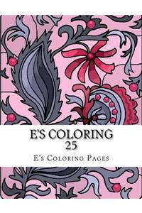 E's Coloring 25