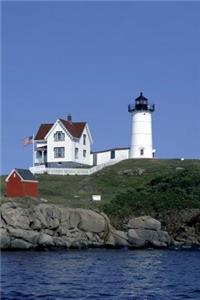 Nubble Lighthouse in Cape Neddick Maine Journal: 150 Page Lined Notebook/Diary