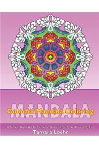 Colorful Mandala Coloring