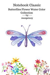 Flower Notebook Classic Butterflies Water Color Collection V.4